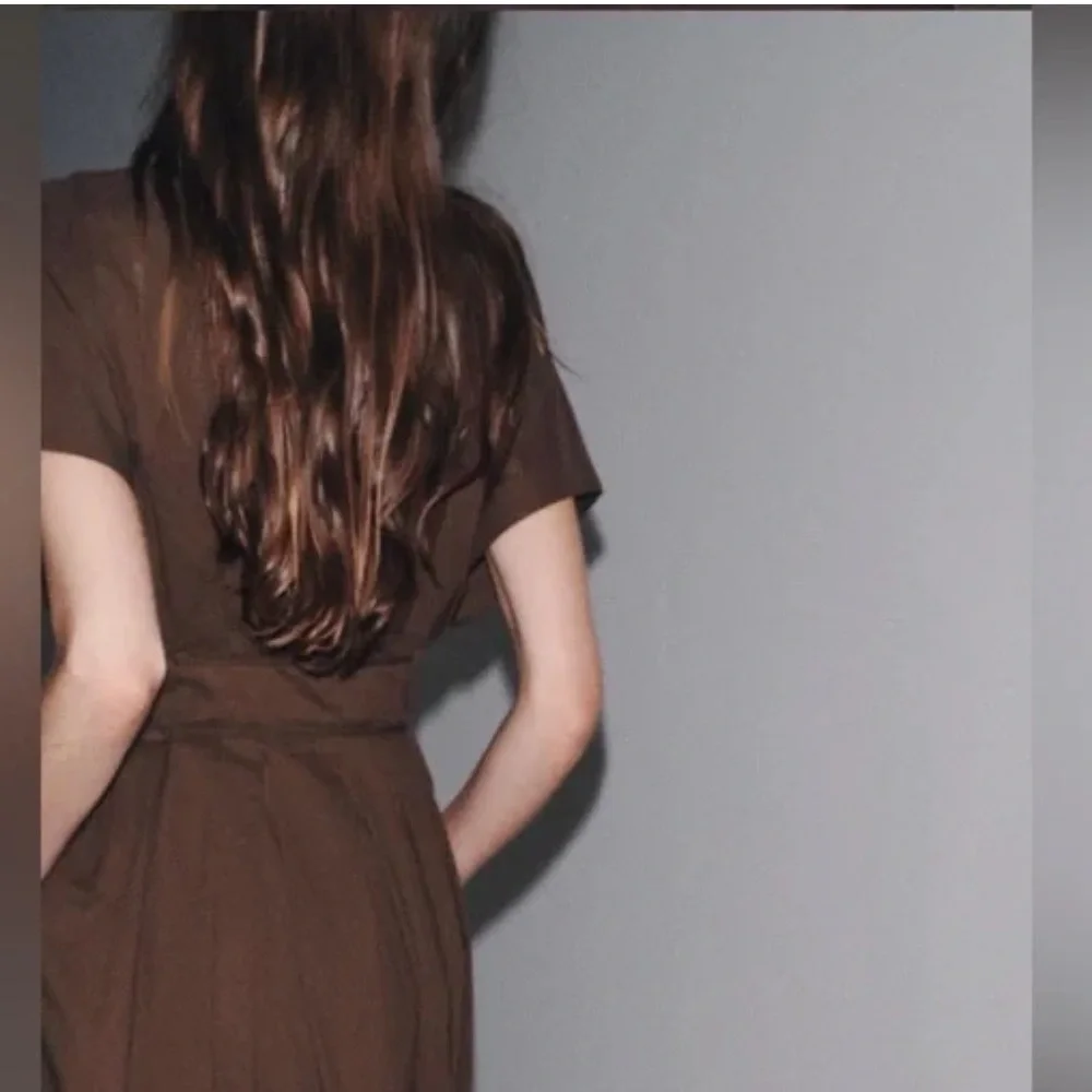 Zara NWT pleated midi dress 9479/249 - Picture 6 of 10